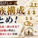 北山たけしの家族構成まとめ！嫁は北島三郎の次女・別居婚の理由と子供がいない真相